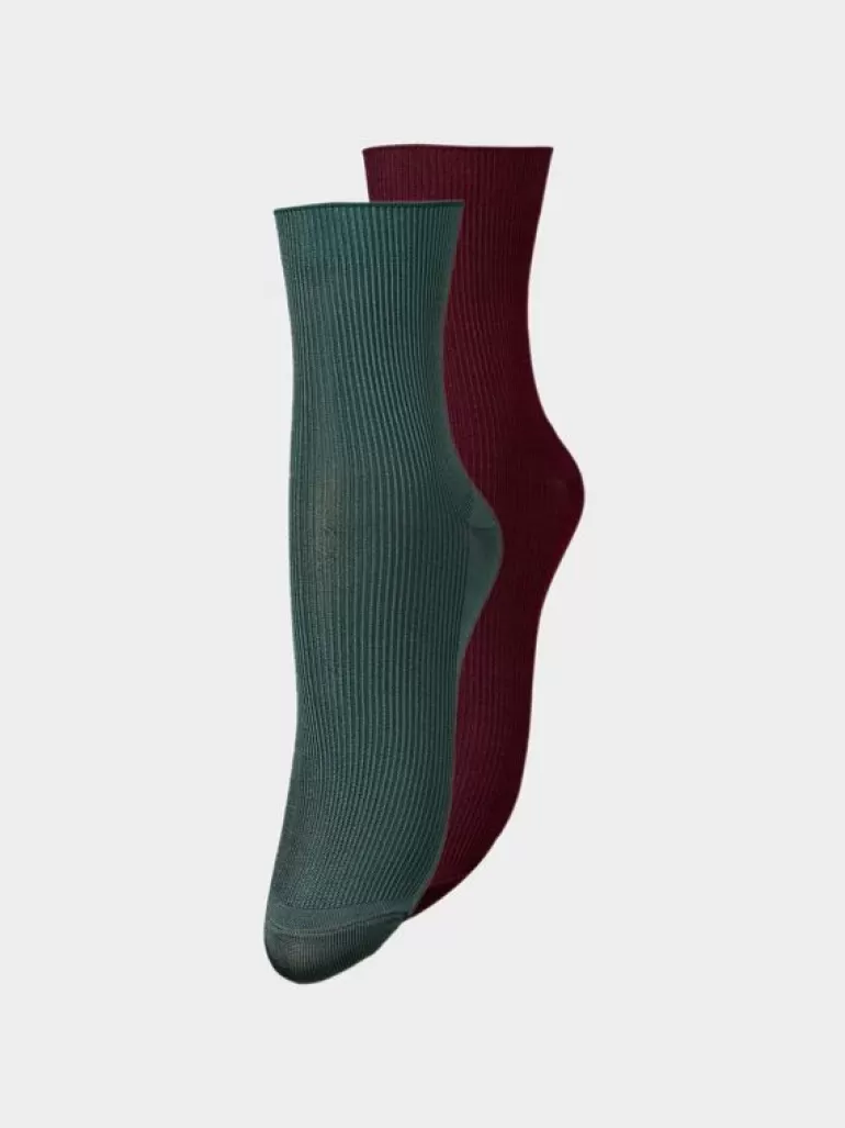 Alma Solid Sock 2 Pack | BeckSöndergaard Fashion