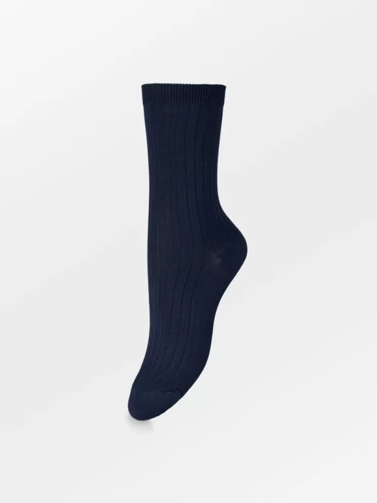 Elva Solid Sock | BeckSöndergaard Shop