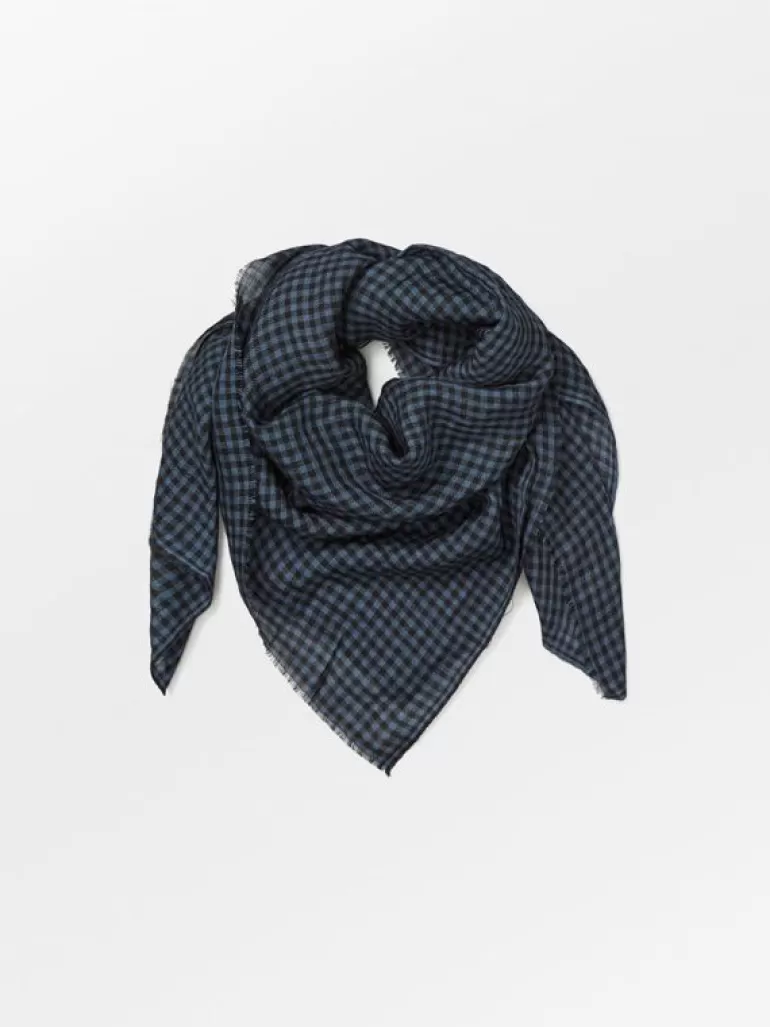 Gingham Big Woo Scarf | BeckSöndergaard Outlet