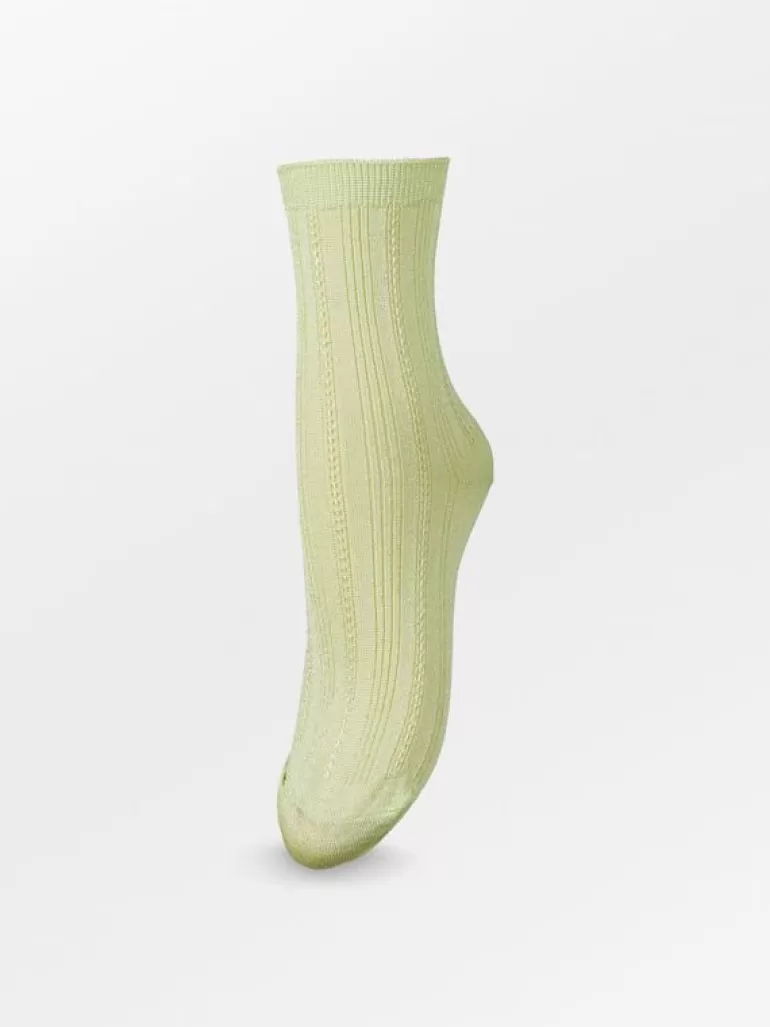 Glitter Drake Sock - Green Limeade | BeckSöndergaard Sale