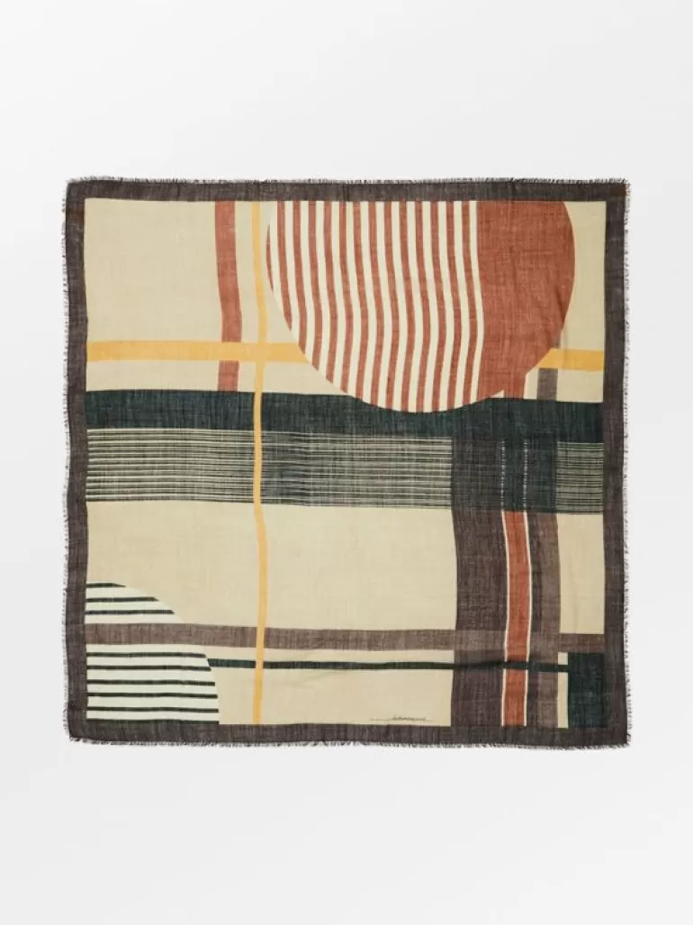 Lines Graph Woo Scarf | BeckSöndergaard Discount