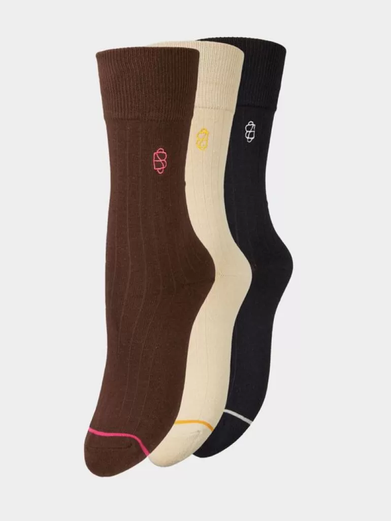 Logo Cotta Sock 3 Pack | BeckSöndergaard Cheap