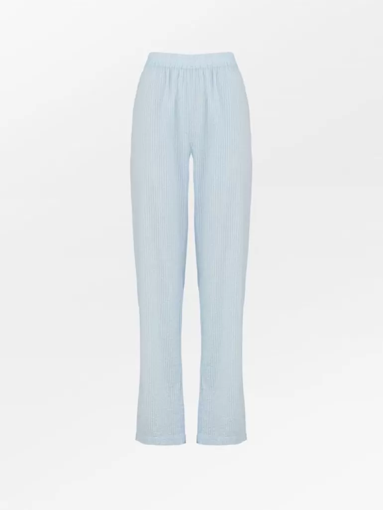 Seersucker Pyjamas Set - Blue | BeckSöndergaard Flash Sale