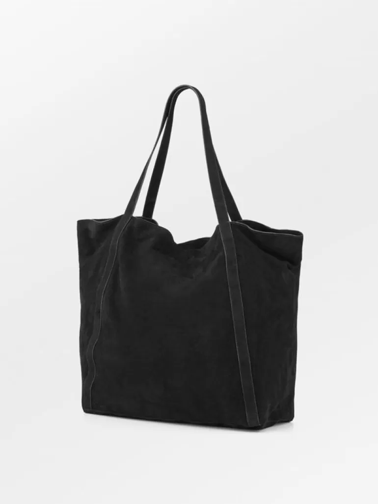 Suede Eden Bag - Black | BeckSöndergaard New