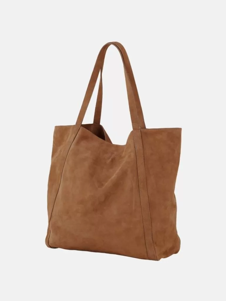 Suede Eden Bag - Brown | BeckSöndergaard Cheap