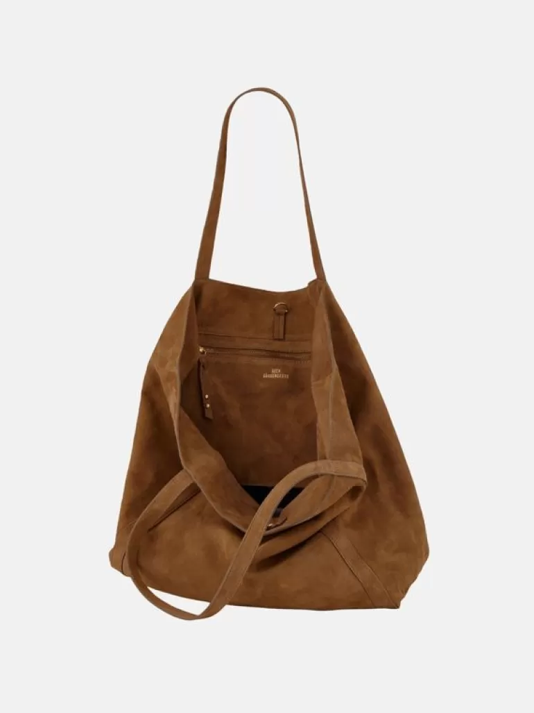 Suede Eden Bag - Brown | BeckSöndergaard Cheap